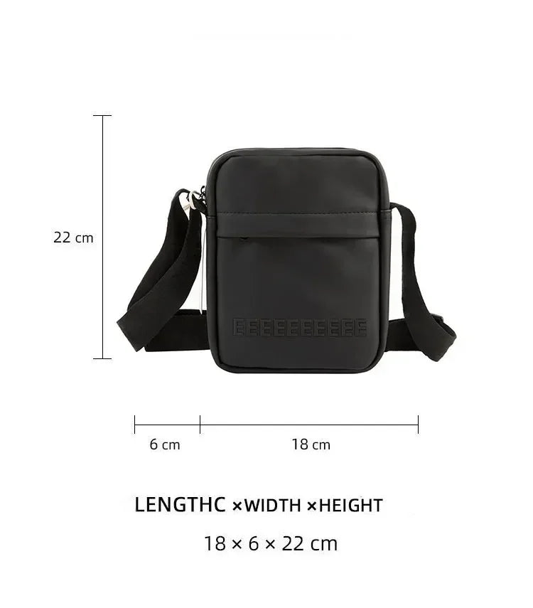 Luxury Design 3D Letters Crossbody Messenger Small Bag Unisex Belt Bag Versatile Travel Waterproof Purse Zipper Shoulder Bag