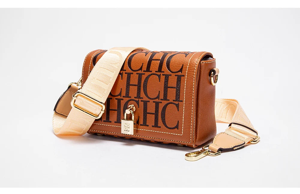 Fashionable Classic Light Luxury Letter PU Material Crossbody Bag Design Exquisite Craftsmanship Women's New Shoulder Bag