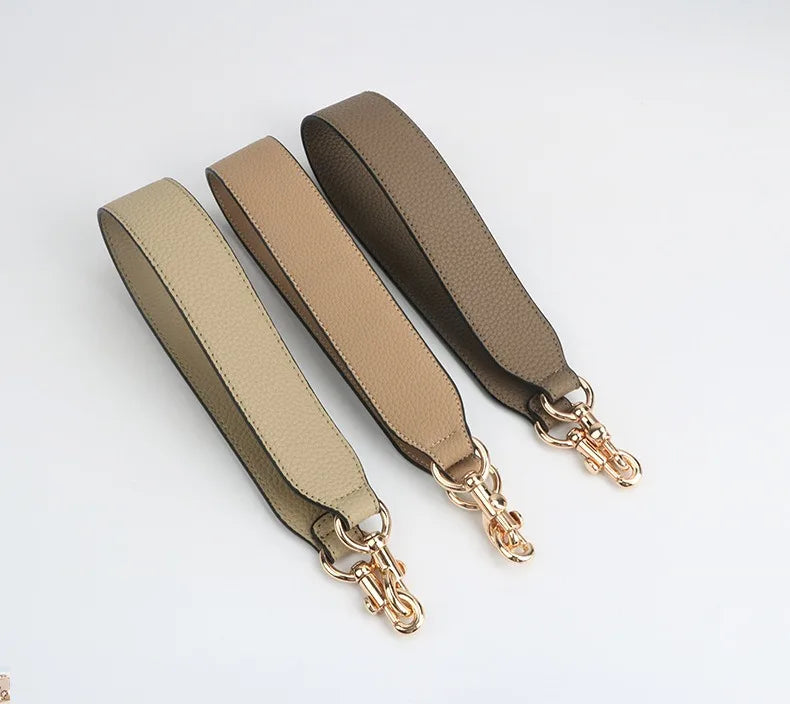 Luxury 3.8cm*58cm Leather Wide Single Shoulder Bag Strap Replacement Underarm Bag Strap Lady's Handbag Belt