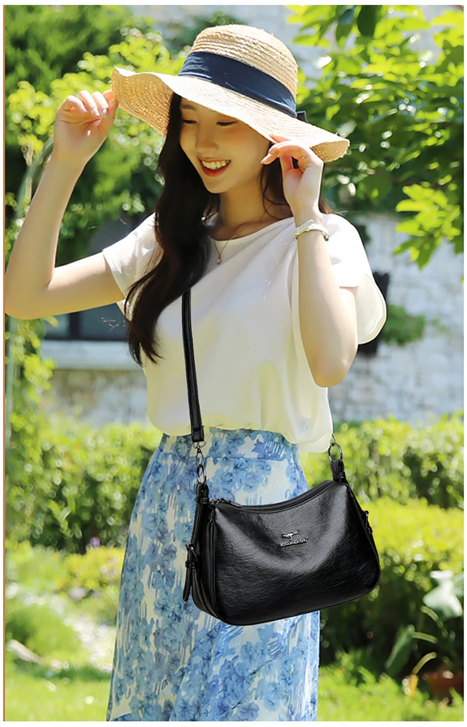 Luxury Designer Ladies Handbags New High Quality Leather Shoulder Bag for Women Female Retro and Minimalist Crossbody Bag Purses