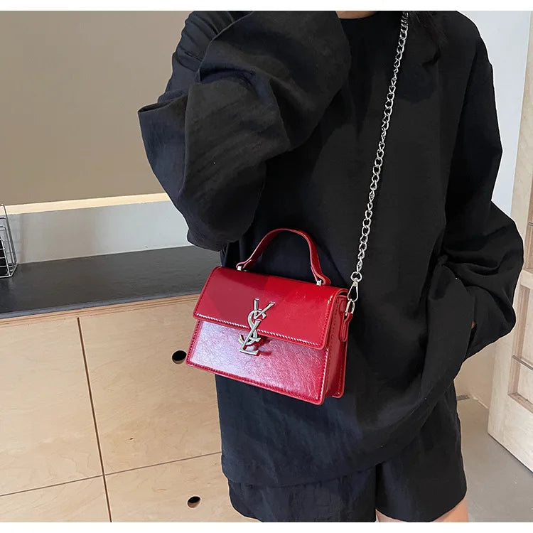 Designer style bag - 2025 hit product - Retro high-end evening bag Classic and versatile chain strap crossbody small square bag