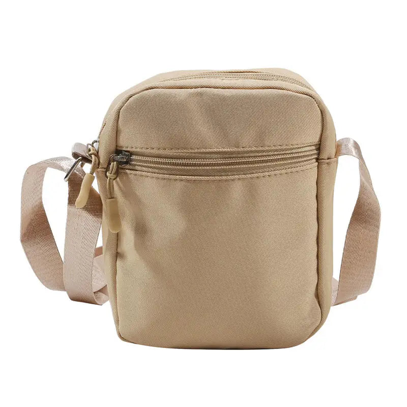 Messenger Sling Bags Casual Canvas Small Zipper Crossbody Case Simple Small Crossbody Shoulder Bag Simple small bag