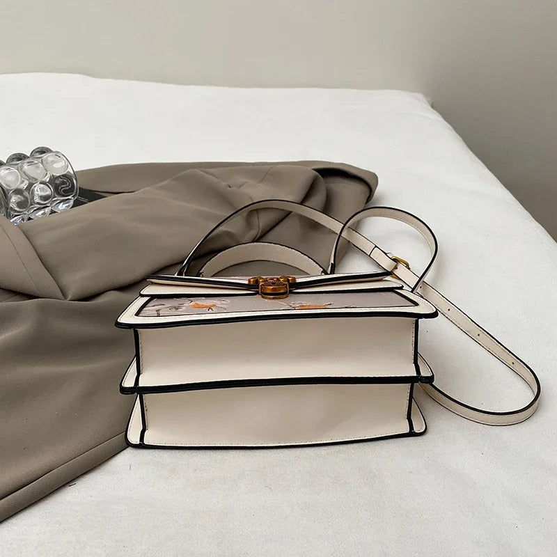 Luxury Handbags Famous Brand Women Bags Designer Lady Small Printing Crossbody Bags Pu Leather Women Shoulder Handbags