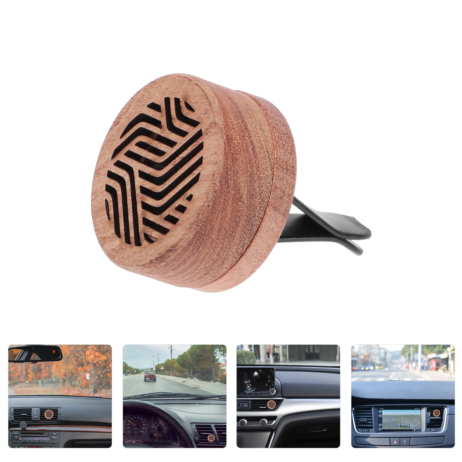 Aroma Diffuser Perfume Clip for Car Air Freshener Stainless Steel Aromatherapy Vent Office Scent Machine