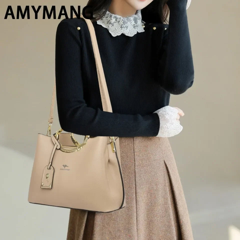 3 Layer Large Capacity Tote Bag Luxury Handbags Women Bags Designer Shoulder Bag High Quality Soft Leather Purses and Handbags