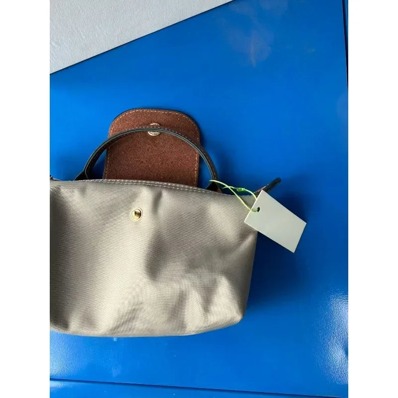 Mini dumpling bag Y2K style nylon shoulder crossbody bag nylon waterproof bag mobile phone bag fashionable women's bag