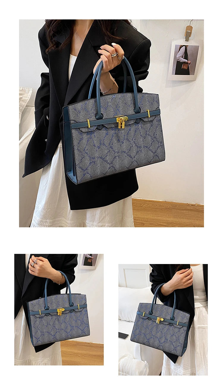 Vintage Opulent Heritage Women Shoulder Bag Luxury Leather Crossbody Bag High End Tote