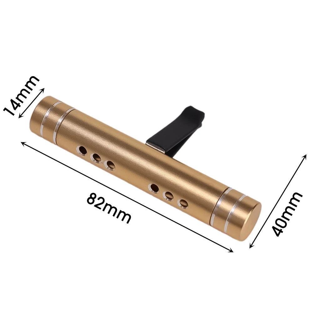 Car Vent Aroma Clip Creative Auto Diffuser Solid Perfume Decorative Accessories Multiple Scents and Colours Car Air Freshener