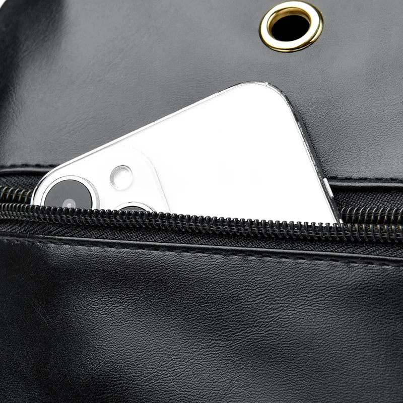 Luxury Oil Wax Leather Backpack for Women, Large Capacity Fashion Shoulder Bag, Stylish Casual Travel Daypack, Durable &Rucksack