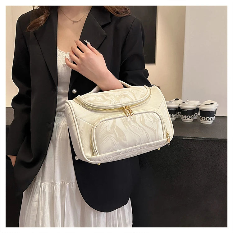 2025 New Luxury Portable Makeup Bag Cosmetics Storage Cases Large Capacity Organizer Travel Toiletry Wash Bag Multifunction Bags