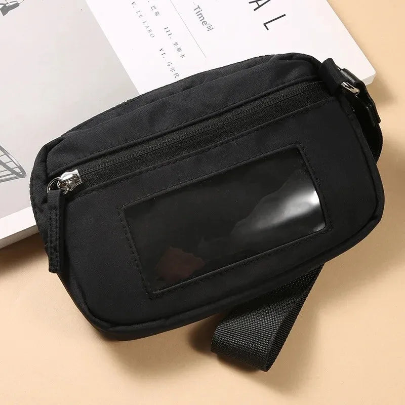 New Multi-Functional Waist Bag with Wrist Strap Handheld Diagonal Crossbody Outdoor Sports Polyester Waterproof Chest Bag