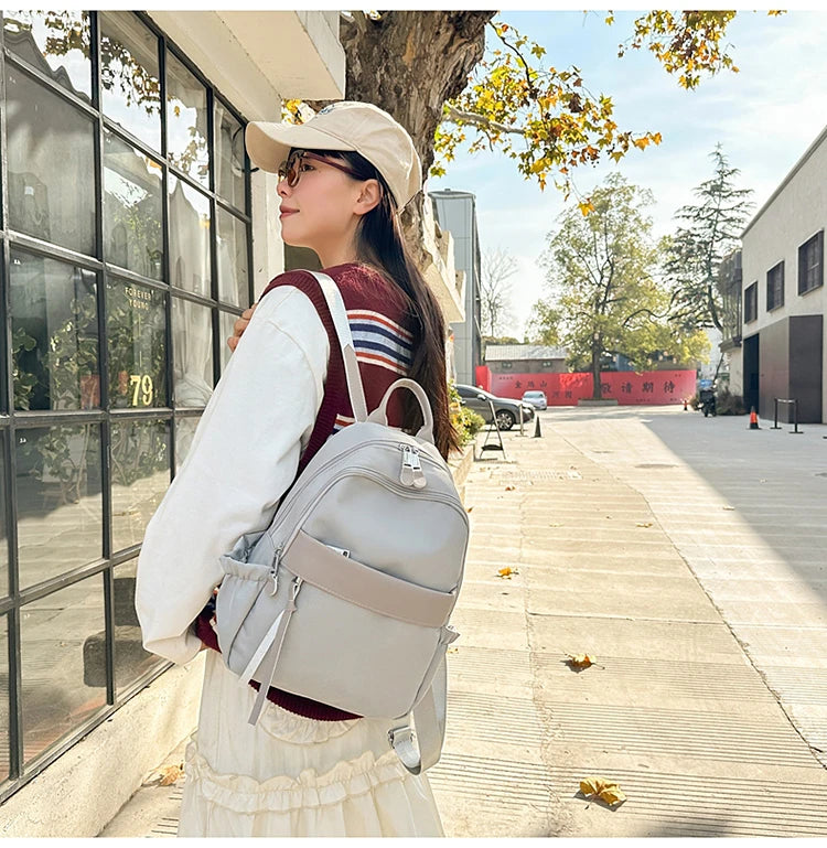 Luxury Brand Lady Fashion Backpacks High Quality Large Capacity Shoulder bags Waterproof Multi Functional Women's Handbags