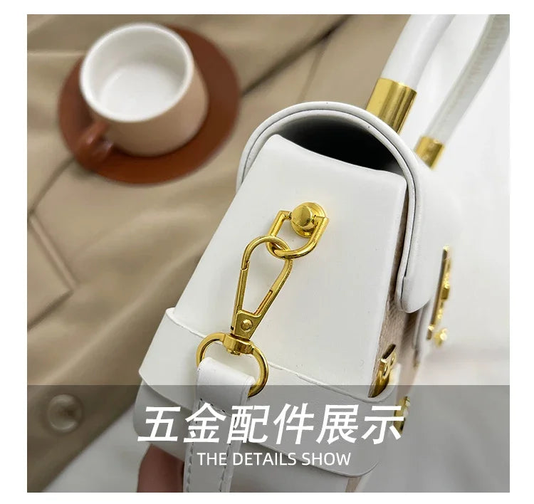 Elegant Ladies Tote Bag Spacious Compartment Leather Material Women's Fashionable Shoulder Bag By Luxury Brand Designer