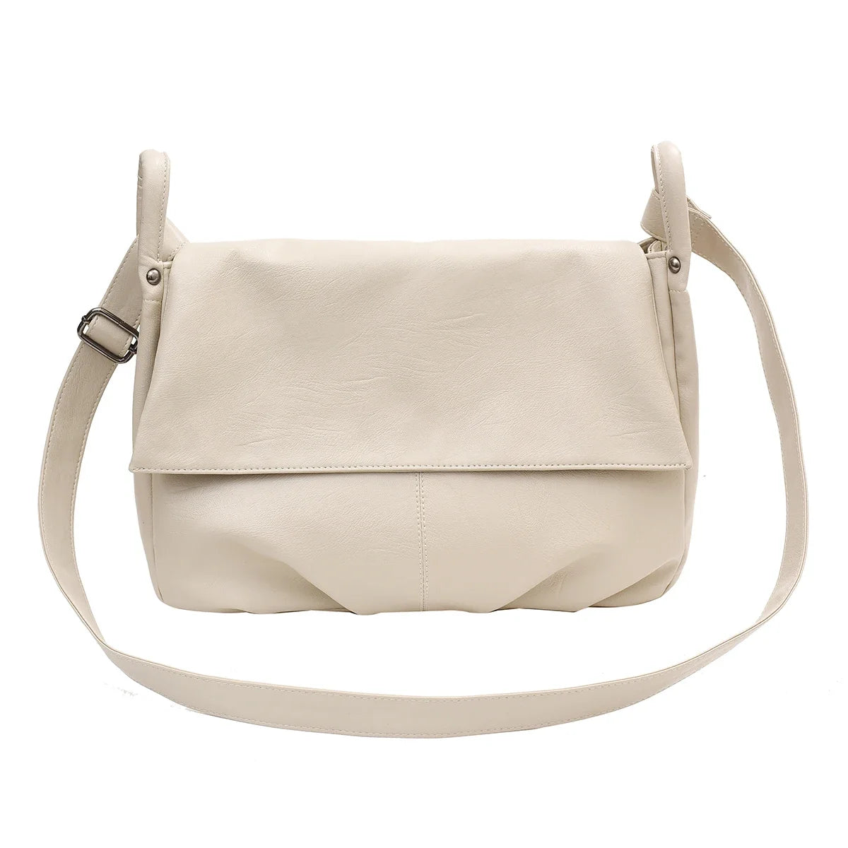 Burgundy Large Leather Bag Women Luxury Brand Designer Solid Color Crossbody Bag Soft Casual Shoulder Bag Women Bolsa Purse