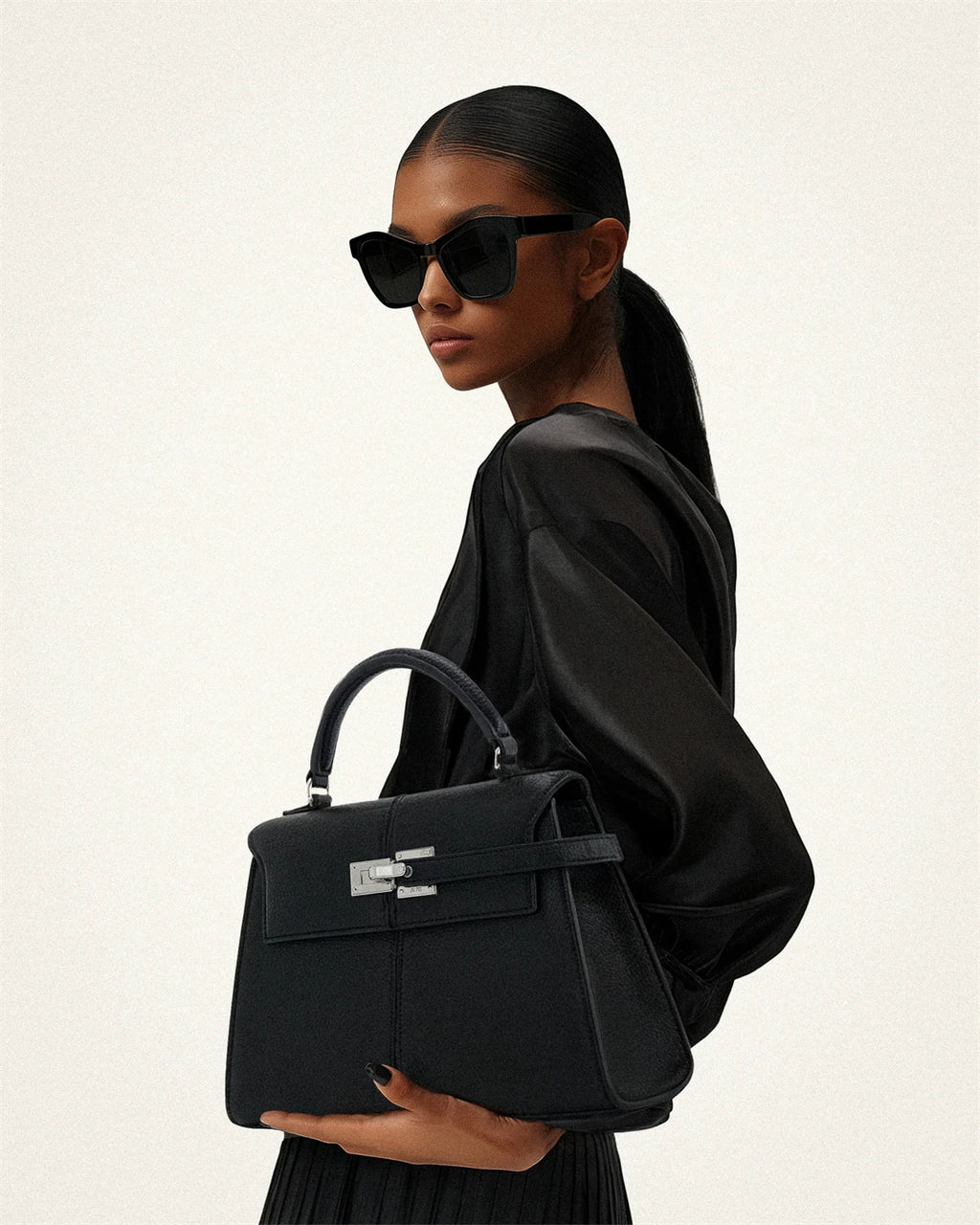 JW PEI Women's Handbag Elise Designer Fashion 2025 New Burgundy Handbag Large Square Crossbody Bag High-end Women's Bag