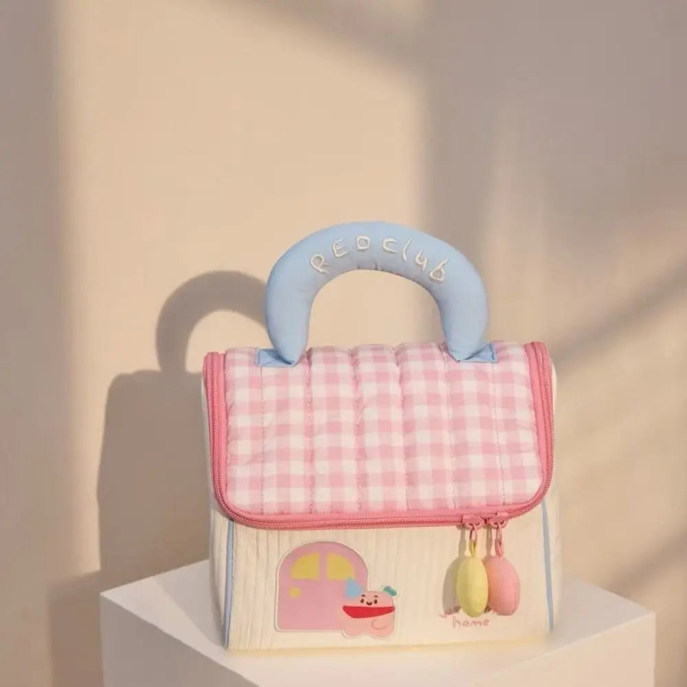 Makeup Bag Large Capacity Portable Cosmetics Storage Bag Multifunctional Handheld Cosmetic Pouch Travel Cosmetic Bags & Cases