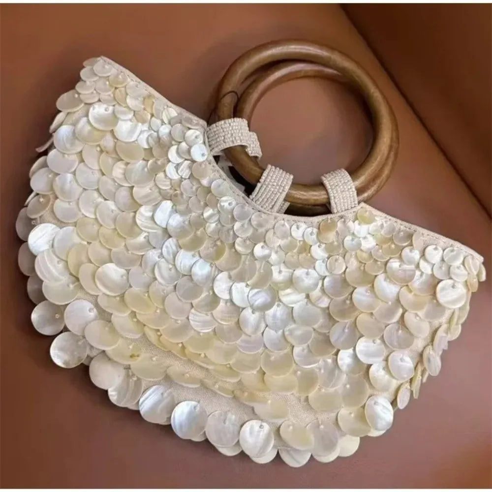 2025 Spring Summer New Women's Ethereal Tote Bag Exclusive Niche Design Elegant Handheld Purse for Daily Use Bags for Women