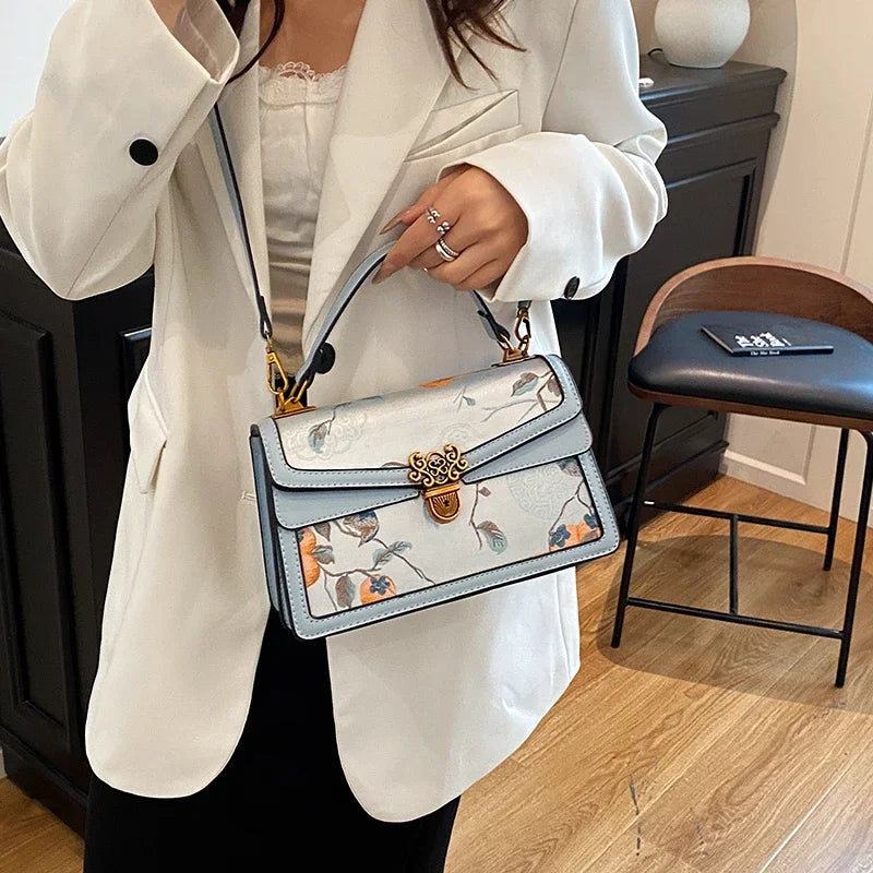 Luxury Handbags Famous Brand Women Bags Designer Lady Small Printing Crossbody Bags Pu Leather Women Shoulder Handbags