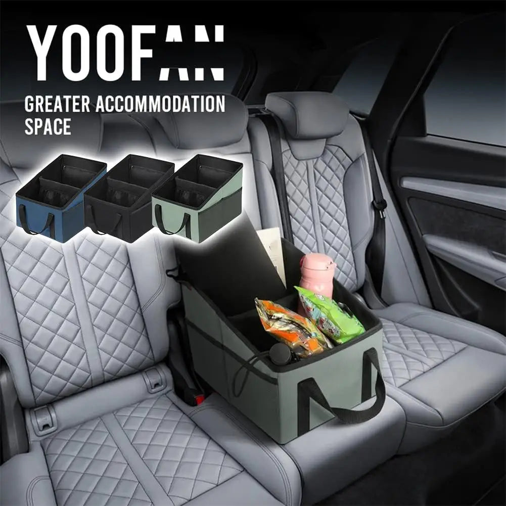 Car Seat Organizer, Foldable Car Storage Organizer Rear Seat Large Storage Bag  For Car SUV Truck Truck Travel Accessories