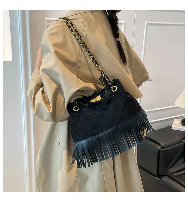 Elegant Crossbody Handbag Luxury Leather Women's Bag Famous Designer Classic Paris Premium Detail Commuter Bag