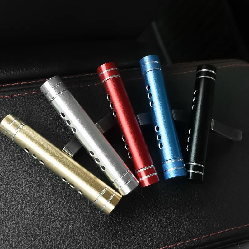 Car Vent Aroma Clip Creative Auto Diffuser Solid Perfume Decorative Accessories Multiple Scents and Colours Car Air Freshener
