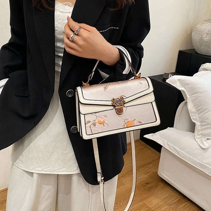 Luxury Handbags Famous Brand Women Bags Designer Lady Small Printing Crossbody Bags Pu Leather Women Shoulder Handbags