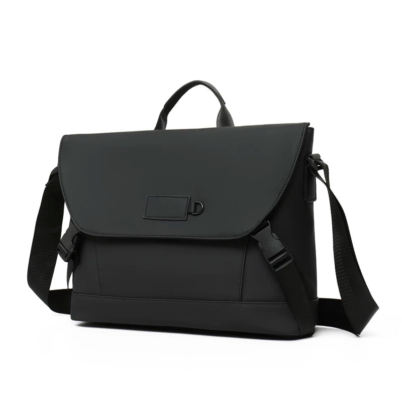 Fashion trend simple atmosphere high-density waterproof fabric casual business men's shoulder handbag crossbody bag masculinity