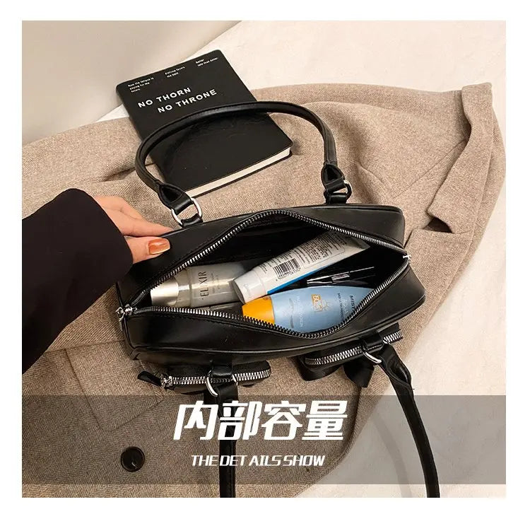 Trendy Designer Crossbody Bag For Women Genuine Leather Shoulder Handbag Luxury Tote Purse Classic Style