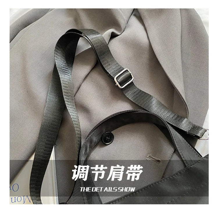 New Bag Women's 2025 Messenger Bag Fashion Shoulder Bag Simple Handbag Foreign Style Large Capacity Leisure Bag