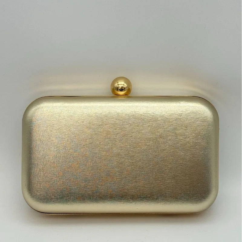 Evening Bags Vintage Metallic Box Bag Clutch Dinner Bag Crossbody Bag for Party Wedding Gathering