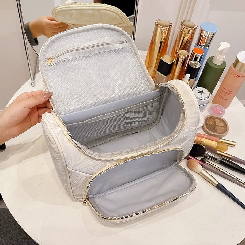 2025 New Luxury Portable Makeup Bag Cosmetics Storage Cases Large Capacity Organizer Travel Toiletry Wash Bag Multifunction Bags