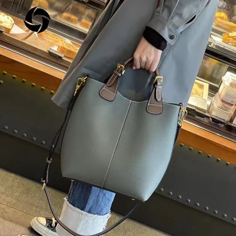 Health Handbag Women  New Basket Bucket Bag Senior Sense Women's Bag Middle-aged Women Crossbody Bag Simple Fashion