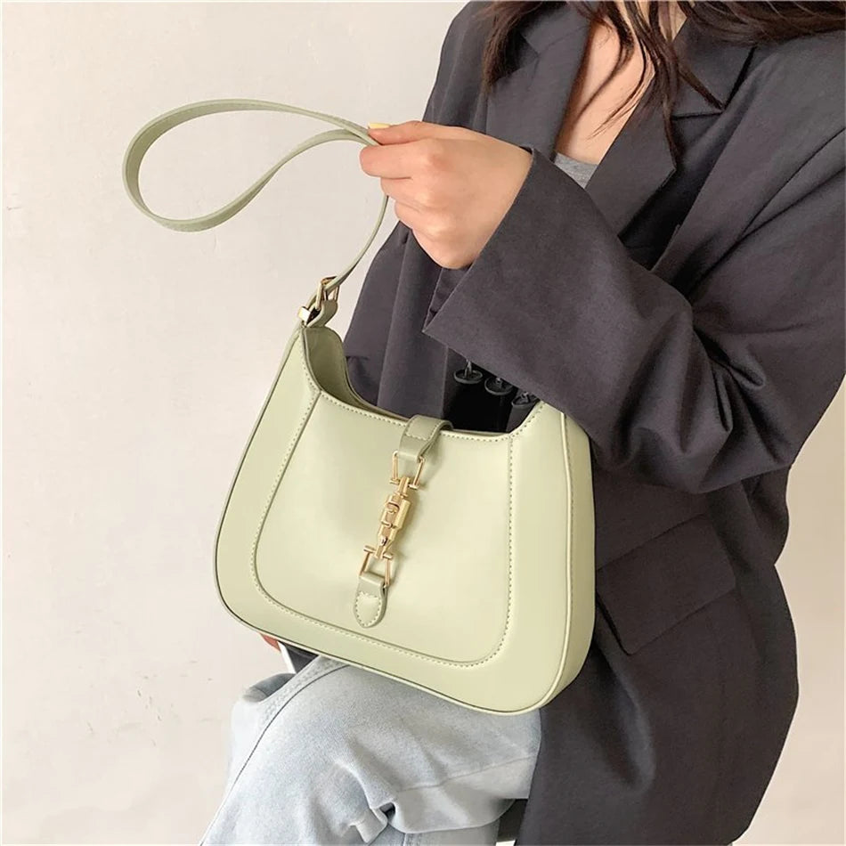 Luxury Brand Purses and Handbag Top End Quality Designer Leather Shoulder Crossbody Bag for Women 2022 Fashion Underarm Girl Sac