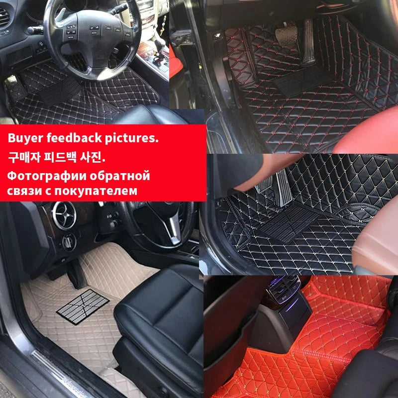 Car Floor Mats For Ford Fiesta Mk6 Mark VI Mk7 WS WT WZ 2009~2016 Anti-dirt Pads Car Carpet Non-slip Auto Rug Car Accessories
