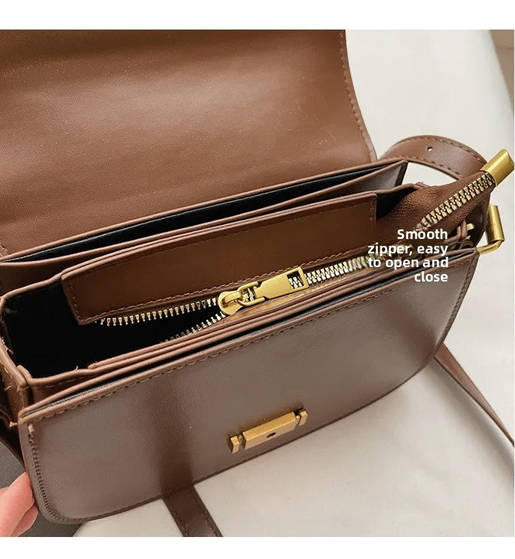 Fashionable Matte Ladies' Bag Versatile Crossbody Underarm Single Shoulder Bag Stylish Accessory for Casual Travel
