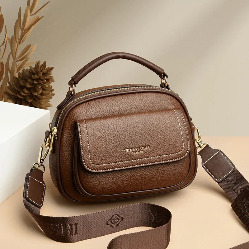 Underarm Bags New Women's Fashion Handbags Retro Solid Color PU Leather Shoulder Casual Women High-ranking Messenger Bags wallet