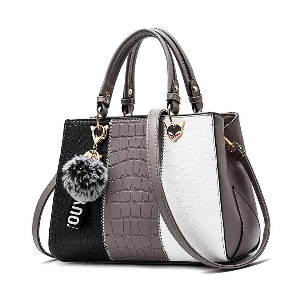 Luxury Designer Women Shoulder Bag Crocodile Skin Texture Handbag High-Quality Crossbody Bag Classic Commuting Tote Bag