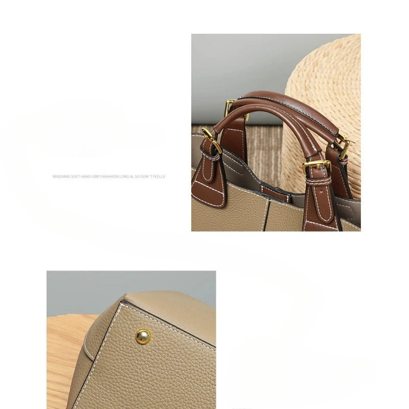 Health Handbag Women  New Basket Bucket Bag Senior Sense Women's Bag Middle-aged Women Crossbody Bag Simple Fashion