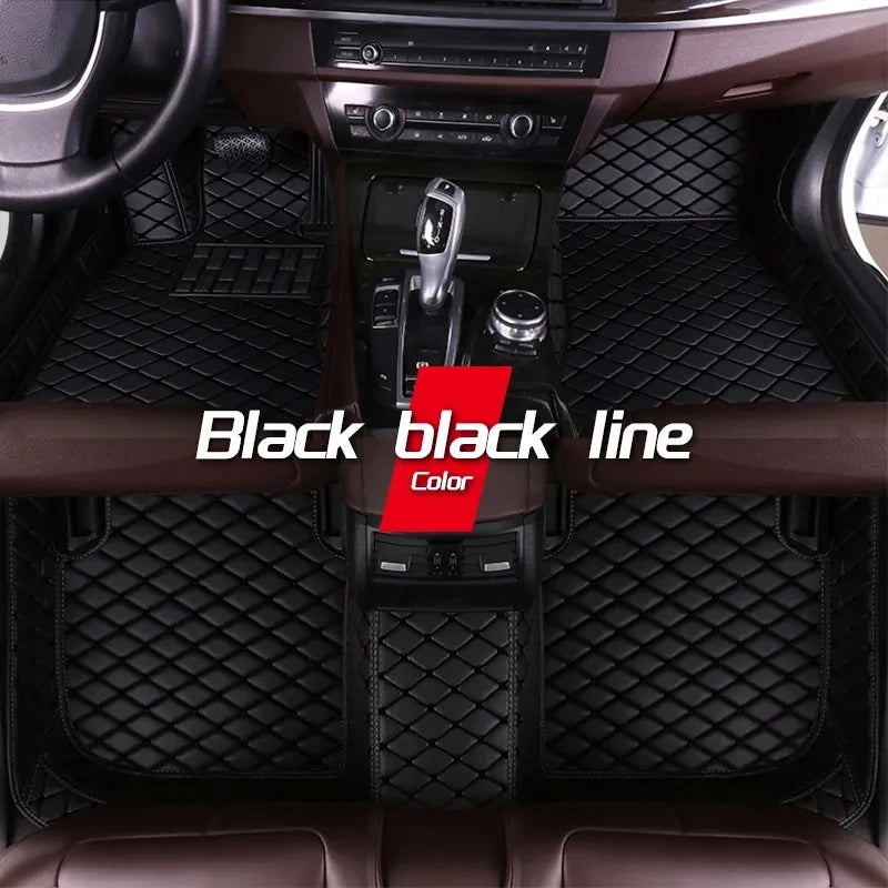 Car Floor Mats For Ford Fiesta Mk6 Mark VI Mk7 WS WT WZ 2009~2016 Anti-dirt Pads Car Carpet Non-slip Auto Rug Car Accessories