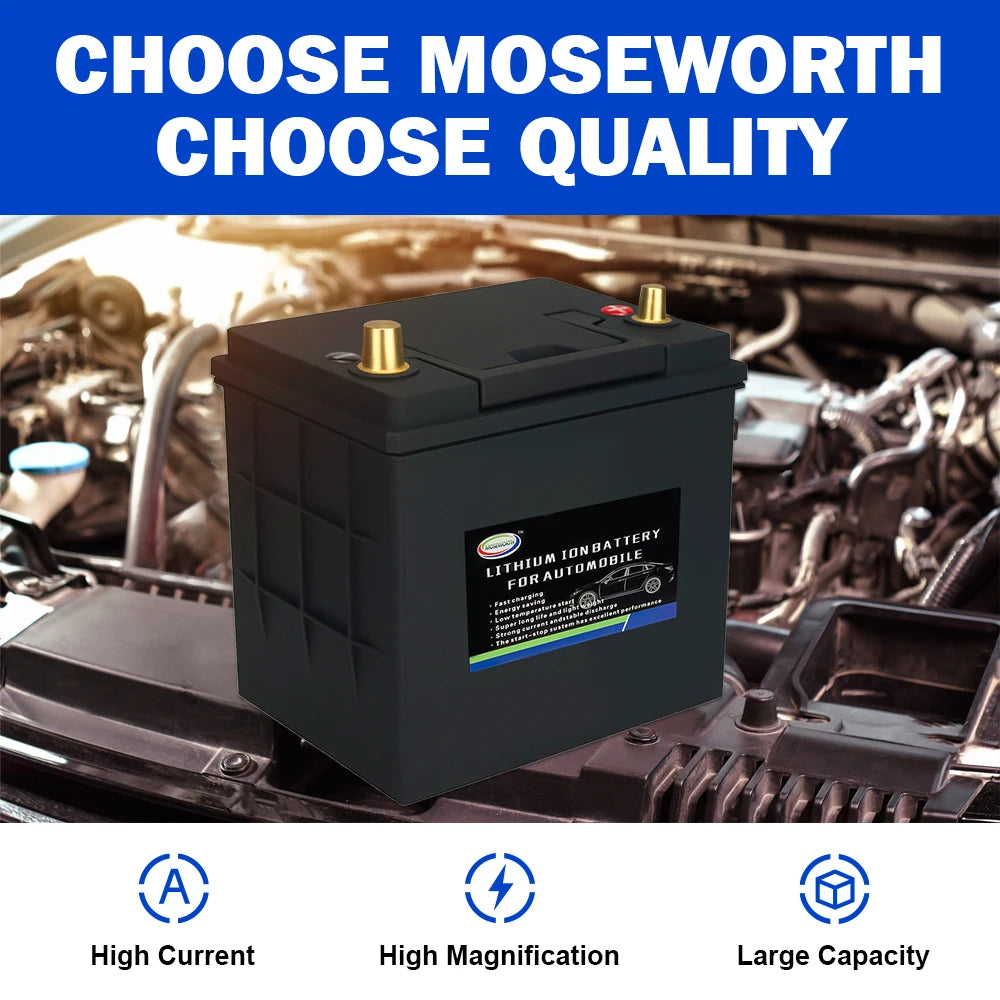 Car LiFePO4 Starting Battery 12.8V 256Wh CCA720A With Jump Starter Protection 100A Automobile Car Lithium Battery For Cars,Truck