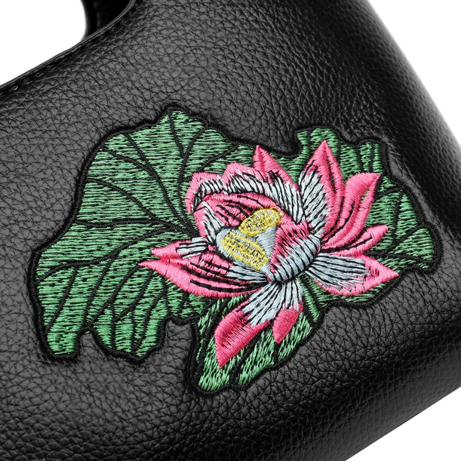 Retro Knurling Women Soft Pu Leather Top-Handle Bags Luxury Shoulder Crossbody Bags High Quality Purses and Handbags Sac A Main