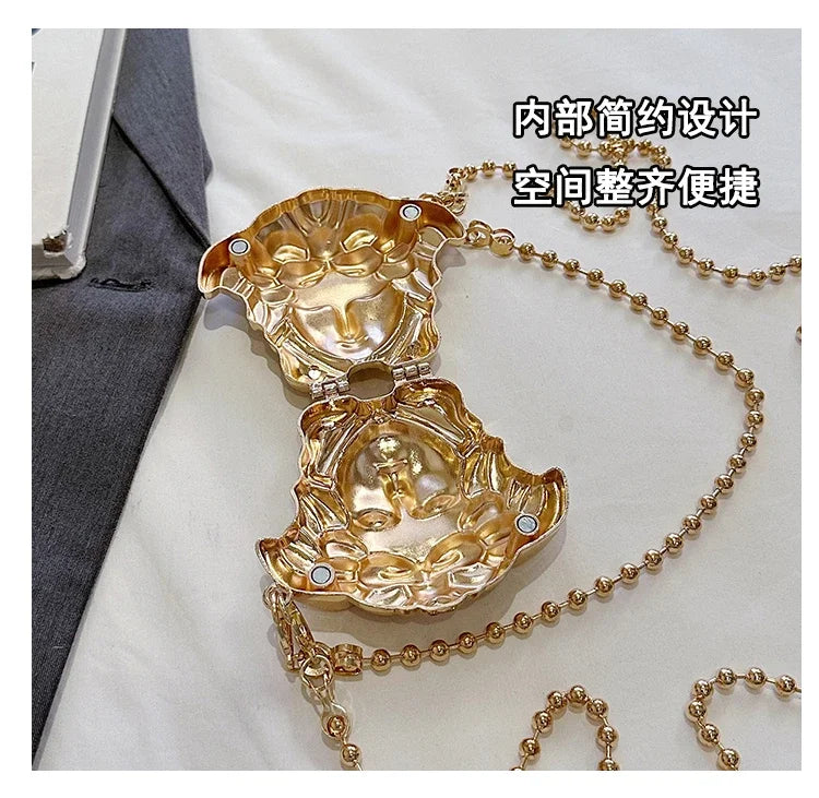 Luxury Designer Women's Leather Crossbody Bag Elegant Shoulder Handbag For Ladies Classic Stylish Tote Messenger Purse