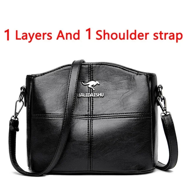 Women Embroidery Tote Bag High Quality Leather Ladies Handbags Women Shoulder Bag Small Crossbody Bags For Women Sac a Main