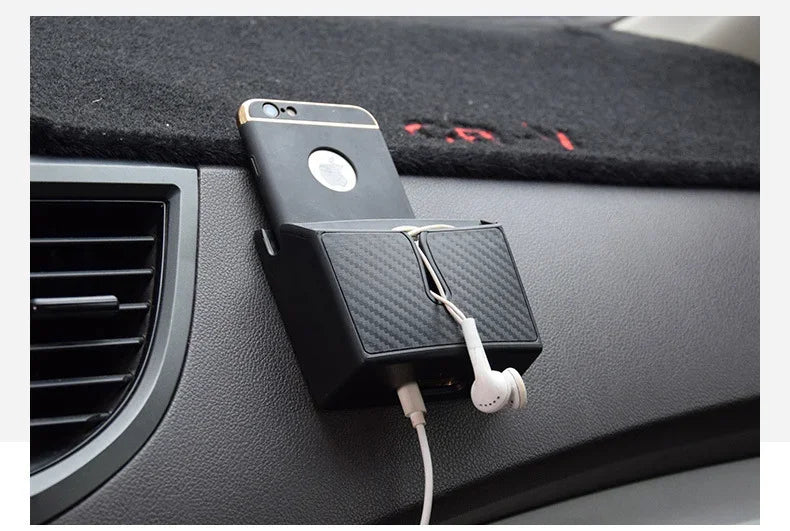 1PC Car Interior Seat Organiser Adhesive Multifunctional Holder Car Storage Organiser Mobile Phone Box Large Small Crevice Box