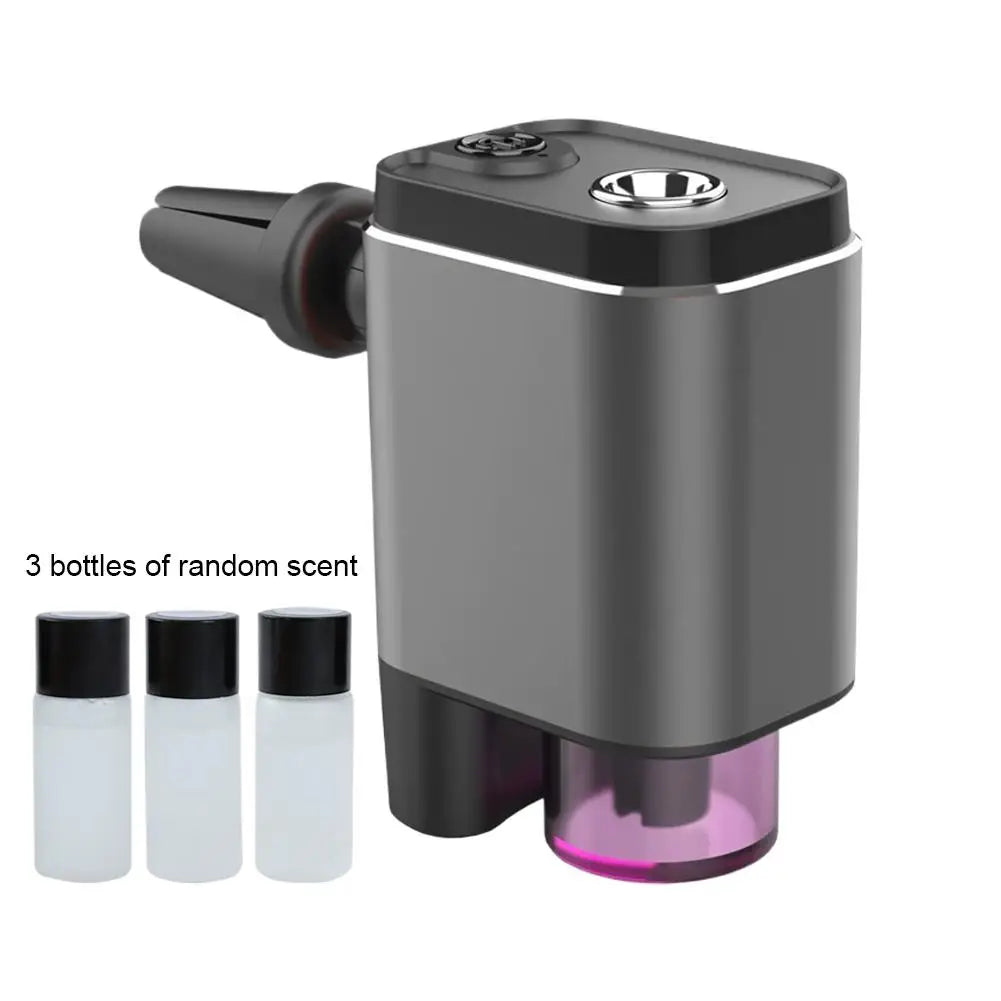 Smart Car Aromatherapy Diffuser Essential Oil Mist Humidifier Air Freshener Vent Clip Fragrance Diffuser For Auto Aromatherapy