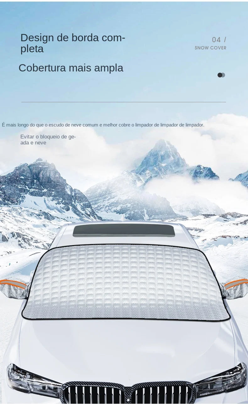 Sunshade Cover Car Windshield Snow Sun Shade Waterproof Protector Automobile Magnetic Cover Car Front Windscreen Cover
