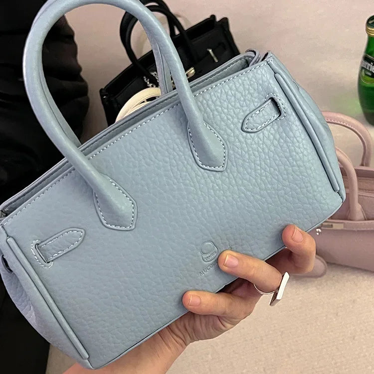 2025 new platinum bag women's versatile commuter high-end handbag messenger bag high value foreign shoulder bag