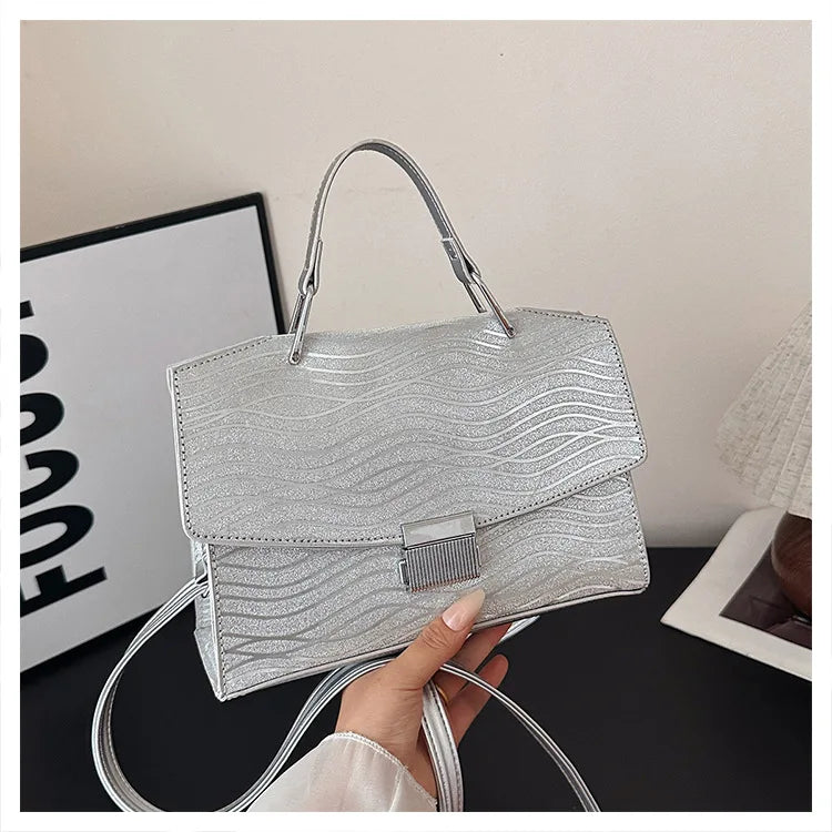 ‌2025 New Luxury Handbag - Crossbody/Shoulder Purse, Premium Leather Square Bag for Women, Stylish & Versatile Daily Accessory