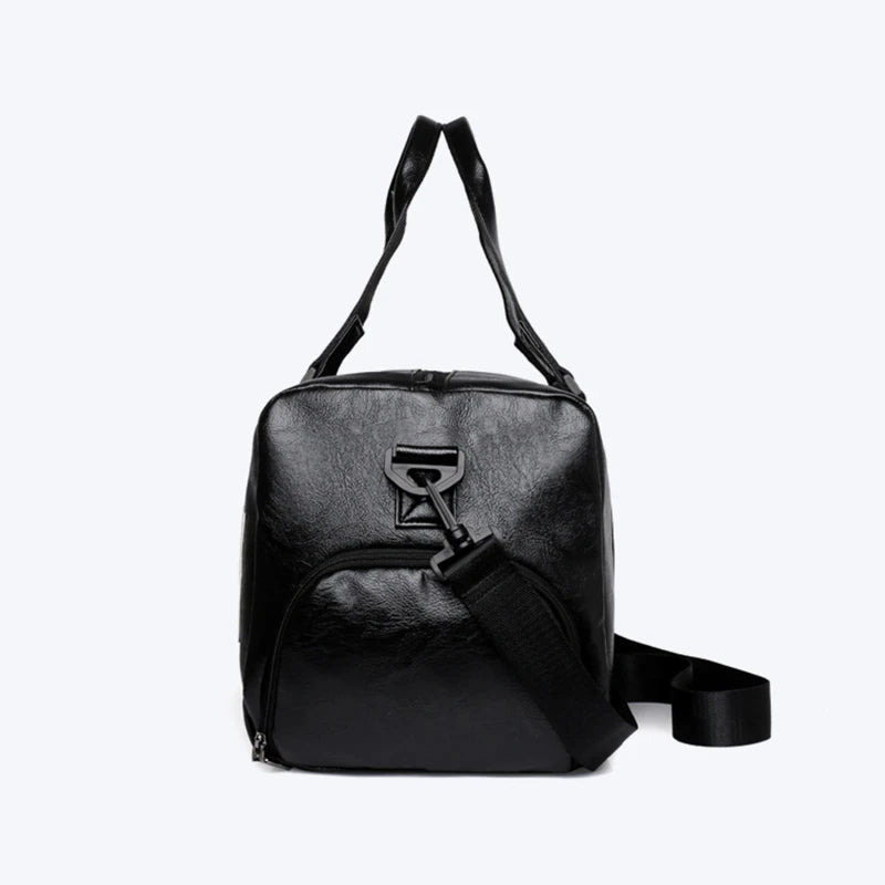 Gym Bag Leather Sports Bags Dry Wet Bags For Men Women Training for Shoes Fitness Yoga Travel Storage Luggage Shoulder Sport Bag