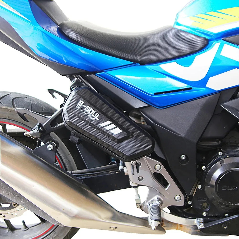 Motorcycle Electric Bike Hanging Bag Side Bags Waterproof Moto Engine Pack Hard Shell Bags Mountain Bike Triangle Pouch